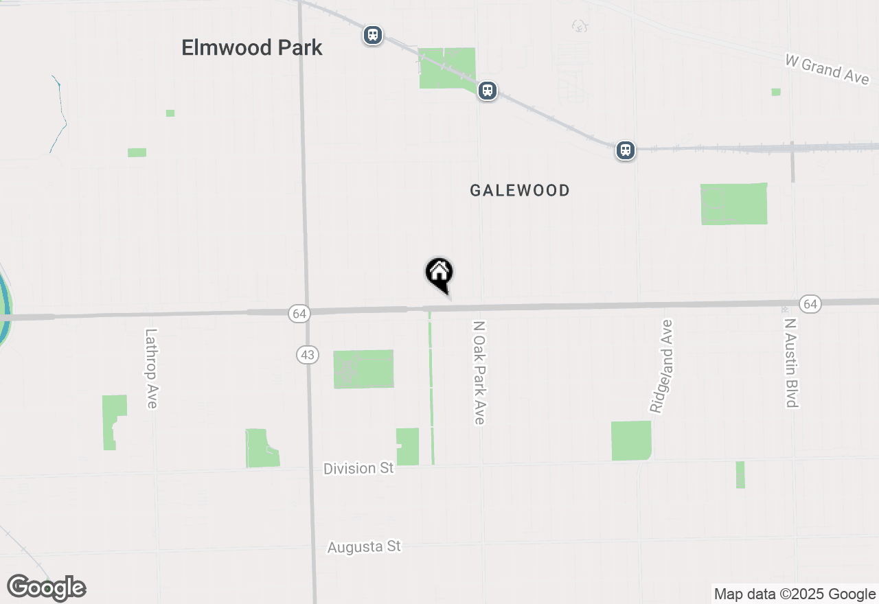 Map of 1600 N New England Avenue #4, Chicago, IL 60707