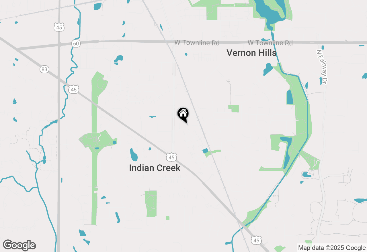 Map of 205 Winfield Court #205, Vernon Hills, IL 60061