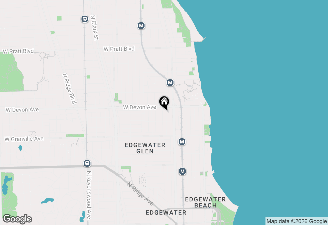 Map of 6336 N Magnolia Avenue, Chicago, IL 60660