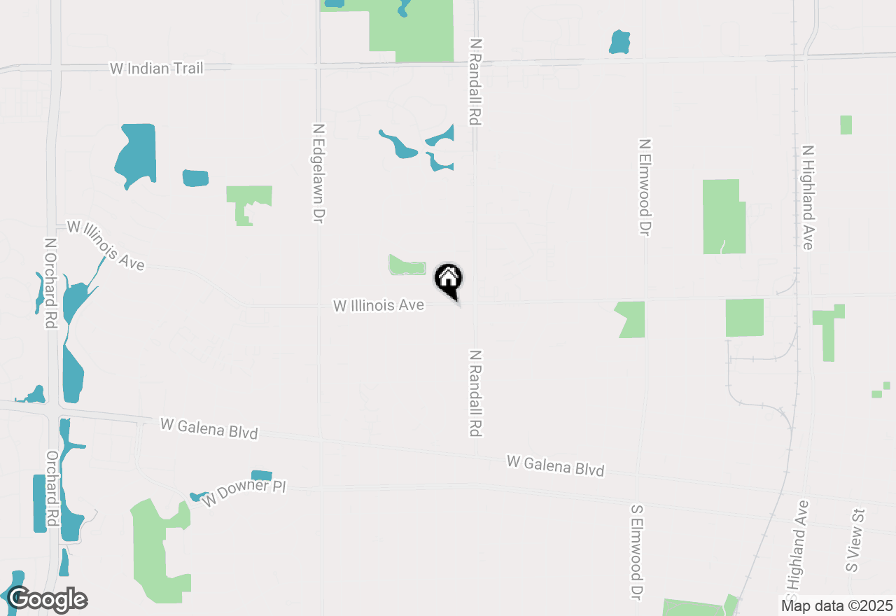 Map of 1432 W Illinois Avenue, Aurora, IL 60506