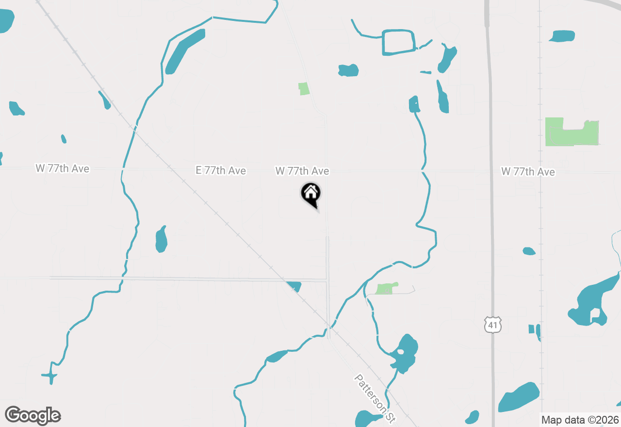 Map of 1430 Tate Drive, Schererville, IN 46375