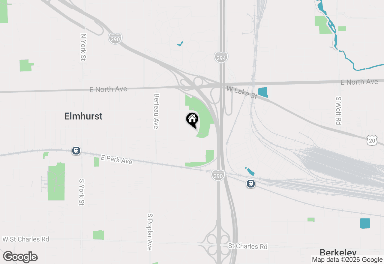 Map of 209 N Maison Court, Elmhurst, IL 60126