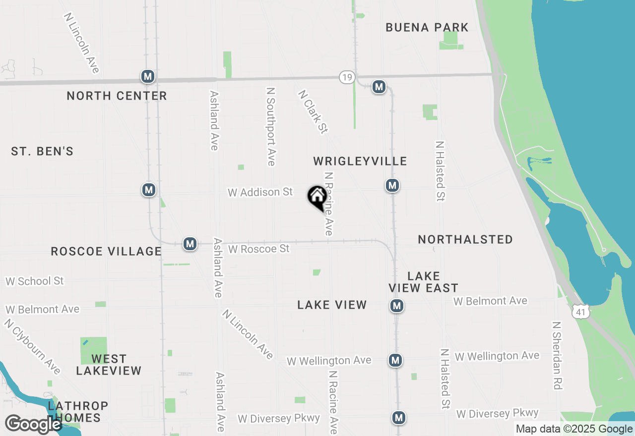 Map of 1244 W Cornelia #1, Chicago, IL 60657