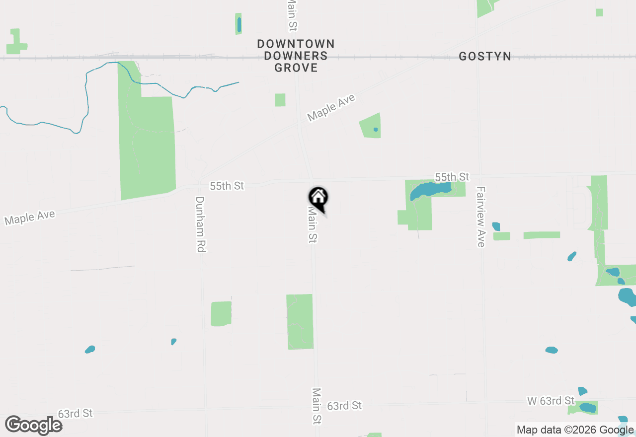 Map of 949 Kenyon Street, Downers Grove, IL 60516