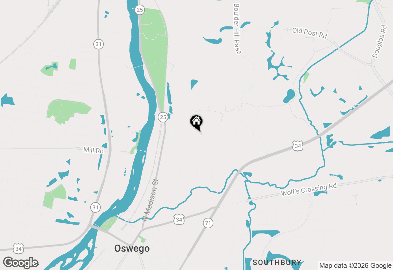 Map of 103 Northampton Drive, Oswego, IL 60543