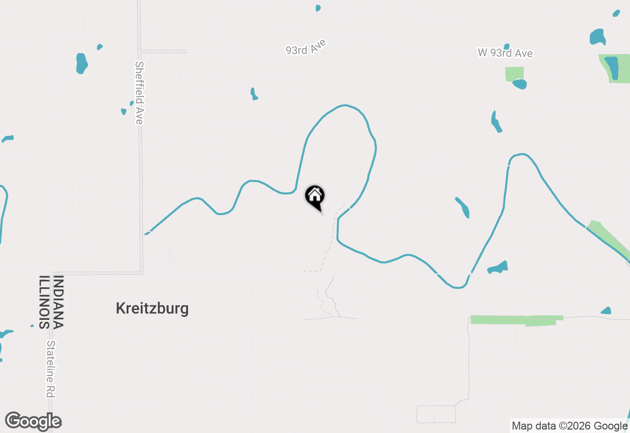 Map of 9864 Switch Grass Lane, St. John, IN 46373