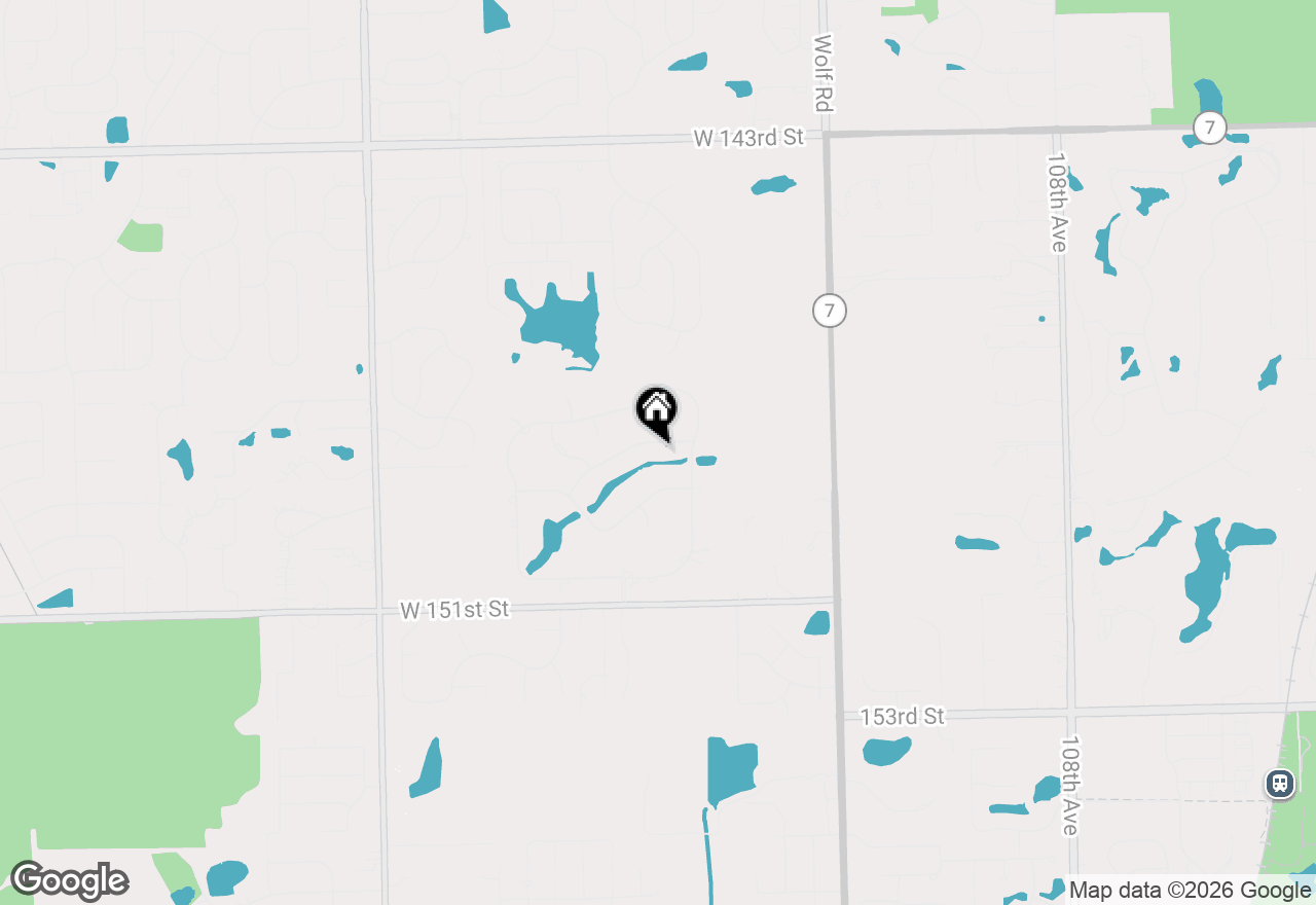 Map of 109 Singletree Road, Orland Park, IL 60467