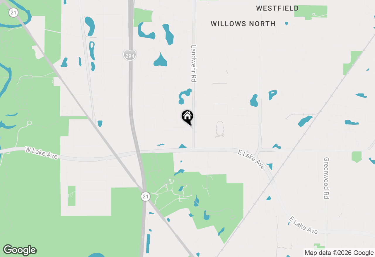 Map of 4220 Linden Tree Lane, Glenview, IL 60026