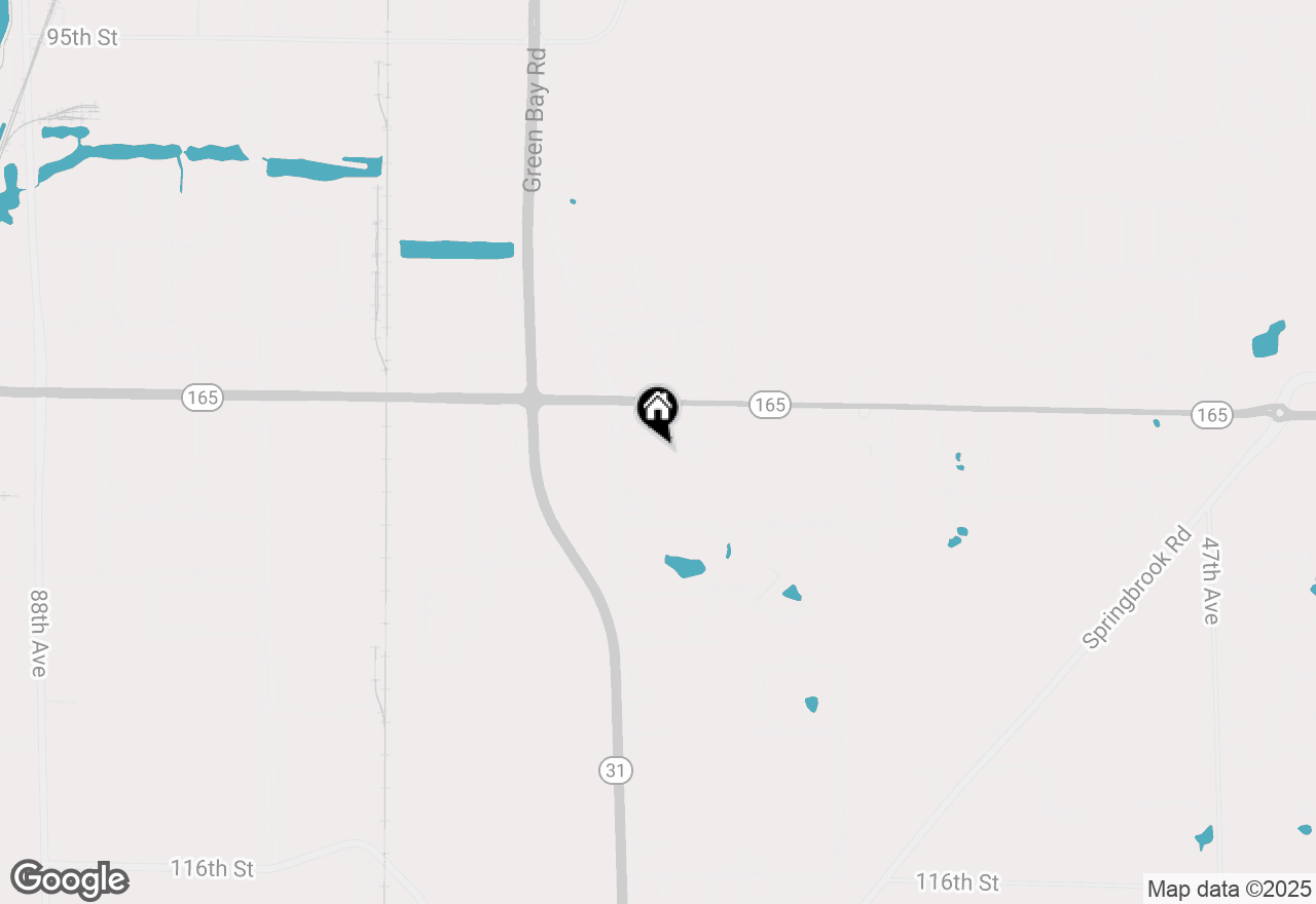 Map of 6599 105th St, Pleasant Prairie, WI 53158