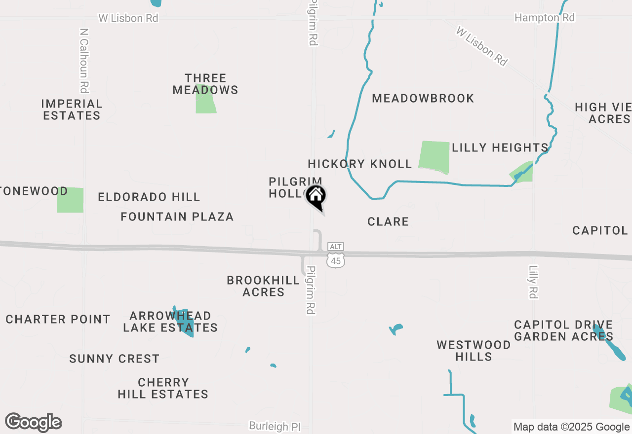 Map of Lt0 Pilgrim Rd, Brookfield, WI 53005
