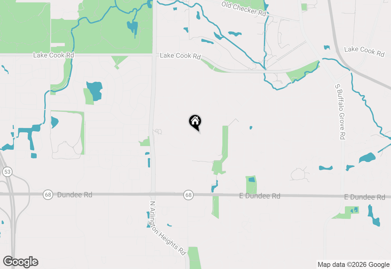 Map of 492 Weidner Road, Buffalo Grove, IL 60089