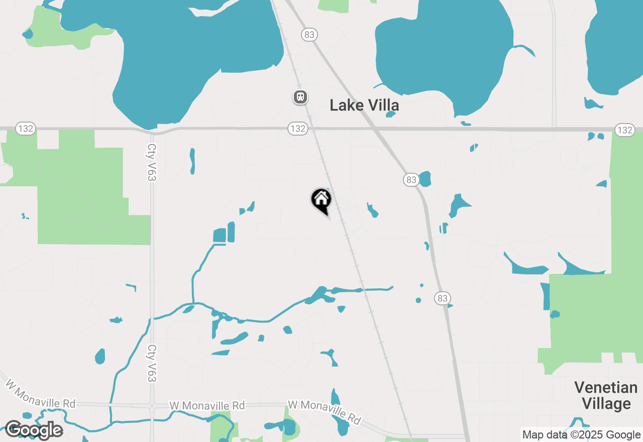 Map of 303 Blue Spruce Court, Lake Villa, IL 60046