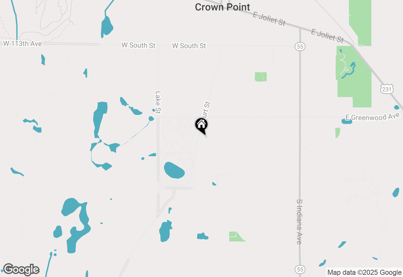 Map of 758 S Court Street, Crown Point, IN 46307