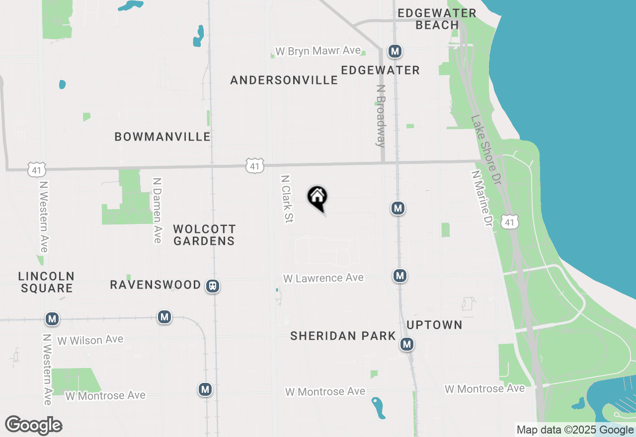 Map of 1416 W Argyle Street #2, Chicago, IL 60640