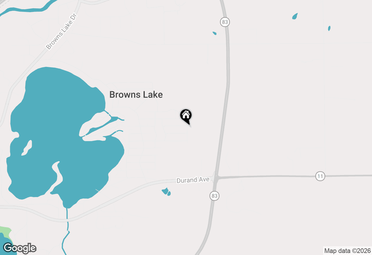 Map of 2908 Circle Dr, Burlington, WI 53105
