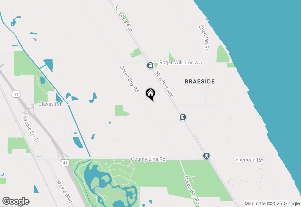 Map of 653 Blackstone Place, Highland Park, IL 60035