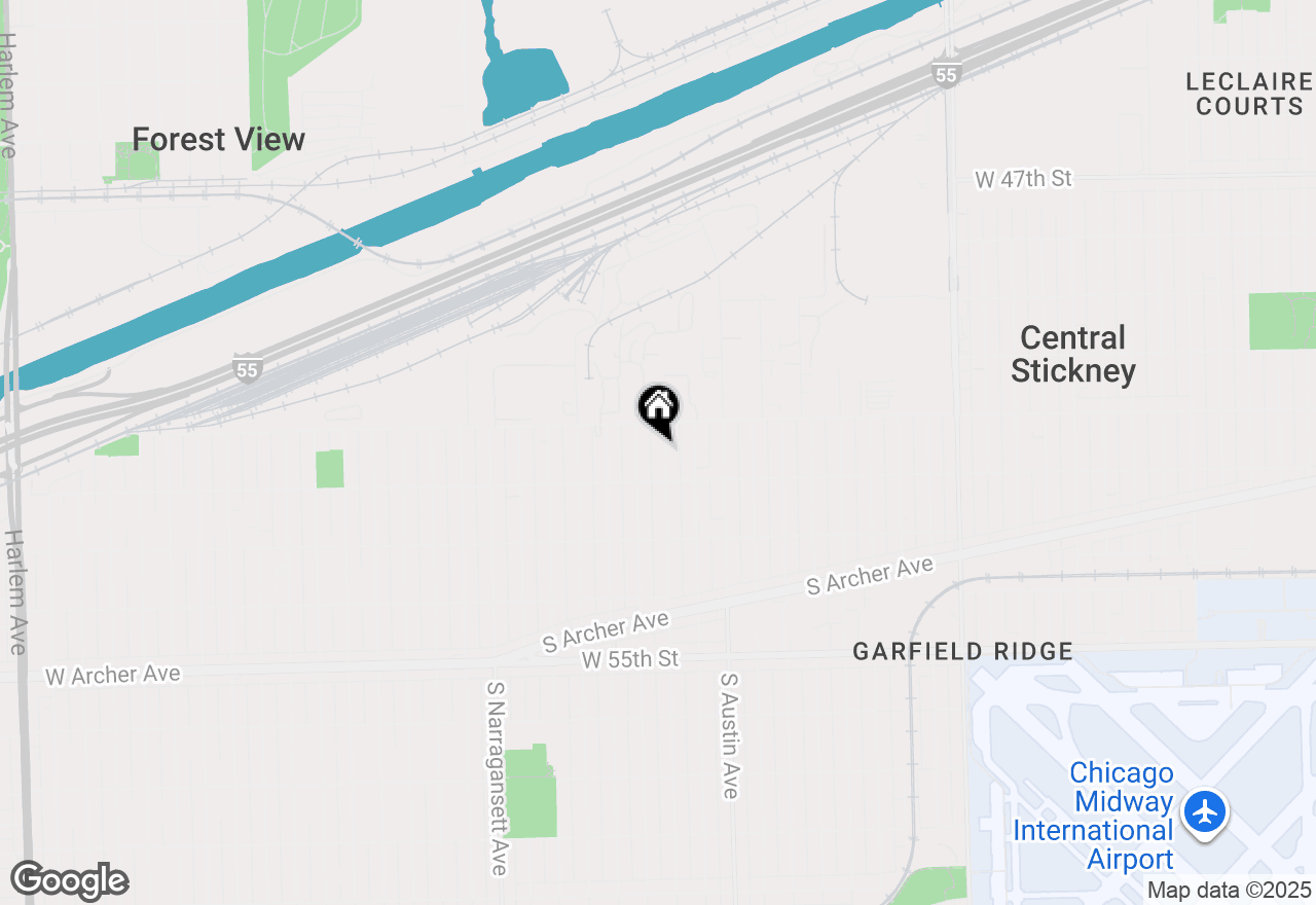 Map of 5128 S Meade Avenue, Chicago, IL 60638