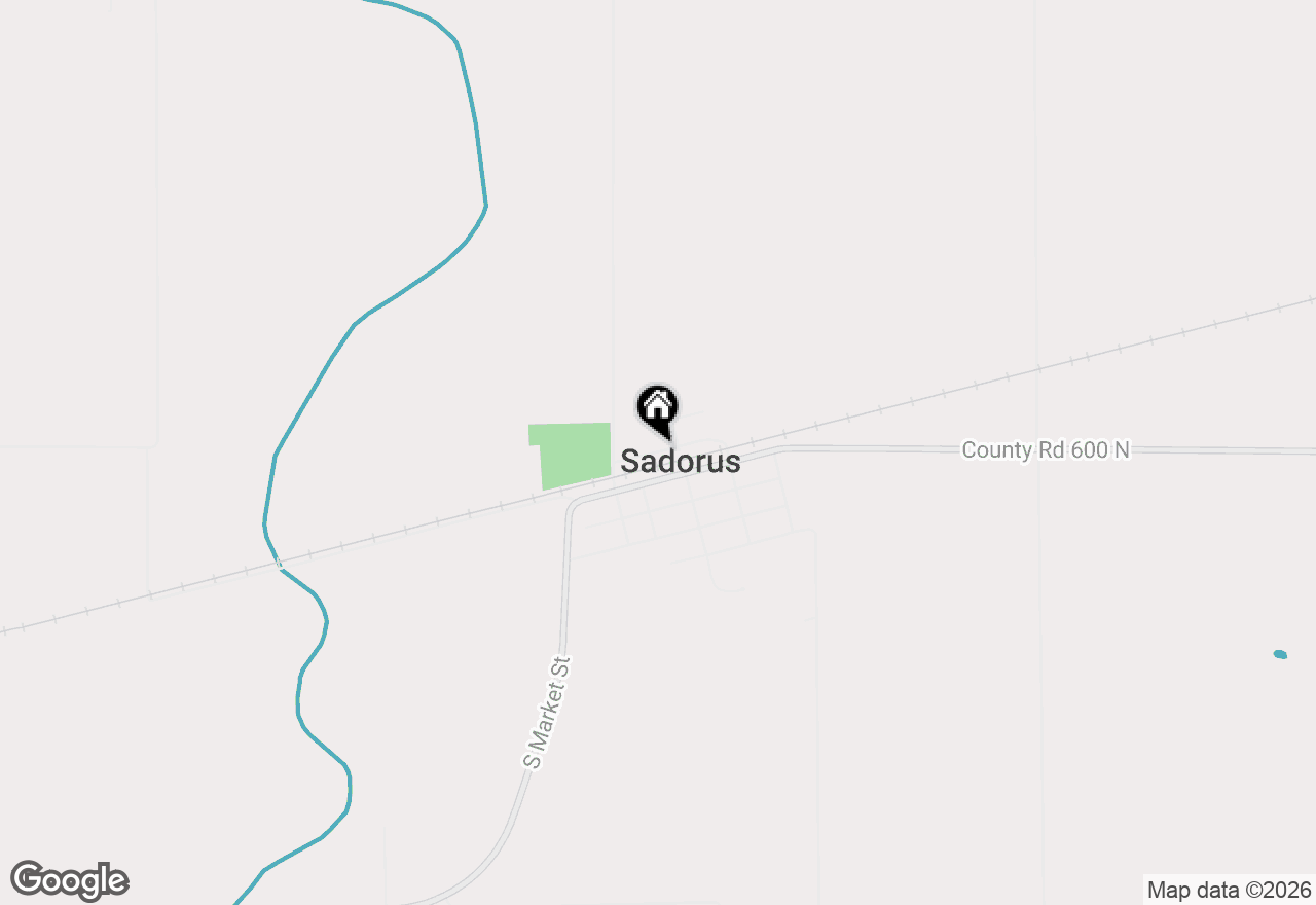 Map of 112 W North Front Street, Sadorus, IL 61872