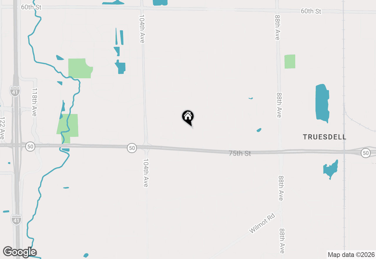 Map of 7305 98th Ave #B, Kenosha, WI 53142