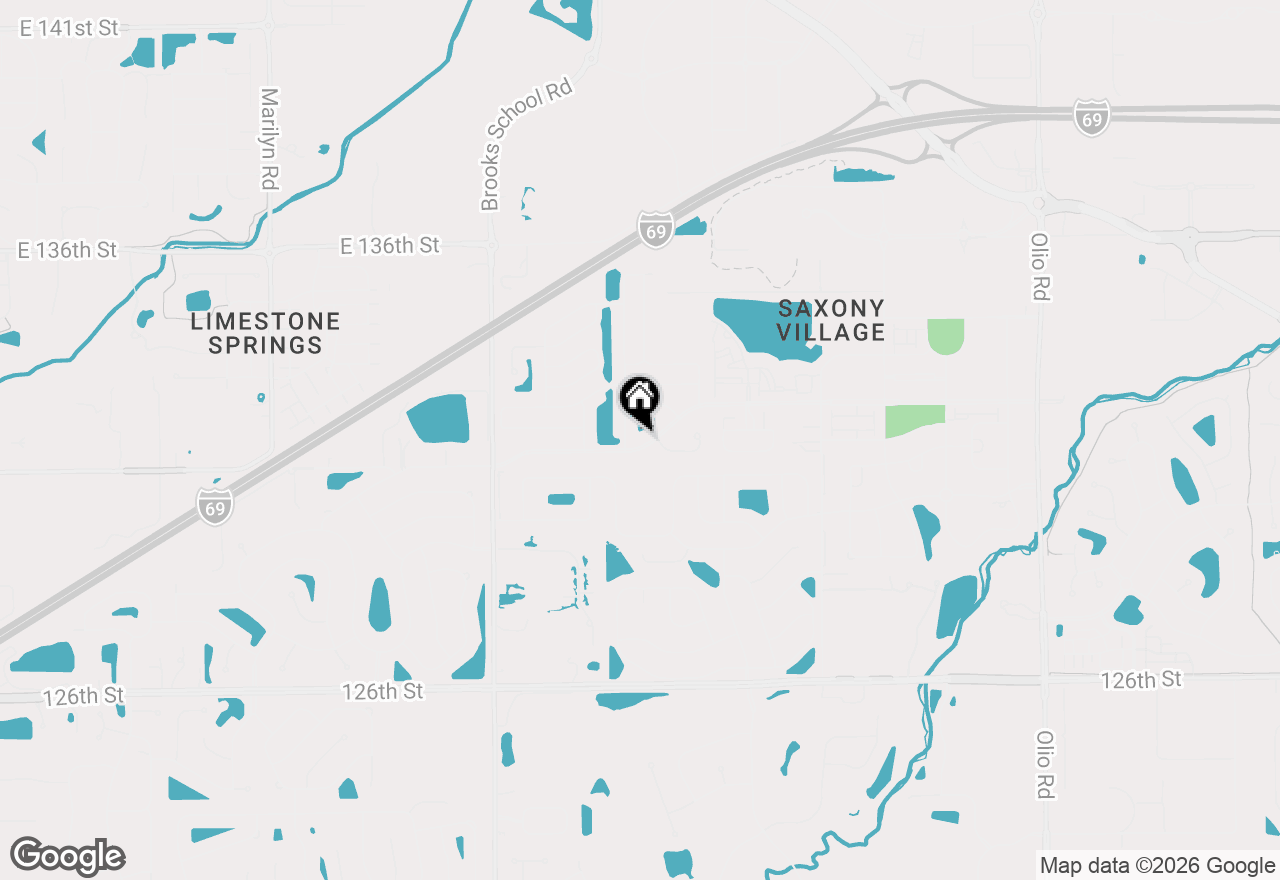 Map of 12824 E 131st Street, Fishers, IN 46037