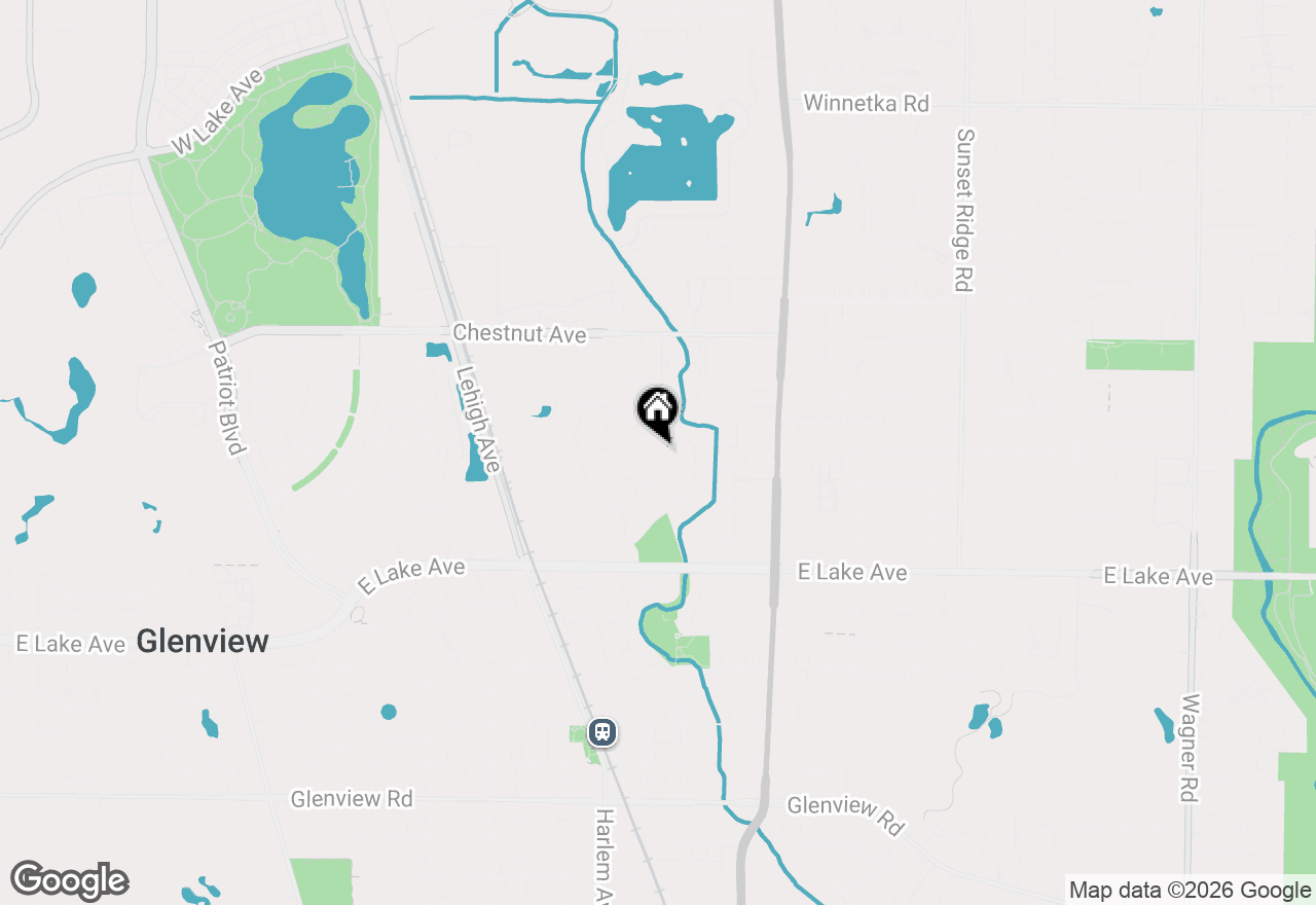 Map of 1548 Tulip Tree Court, Glenview, IL 60025
