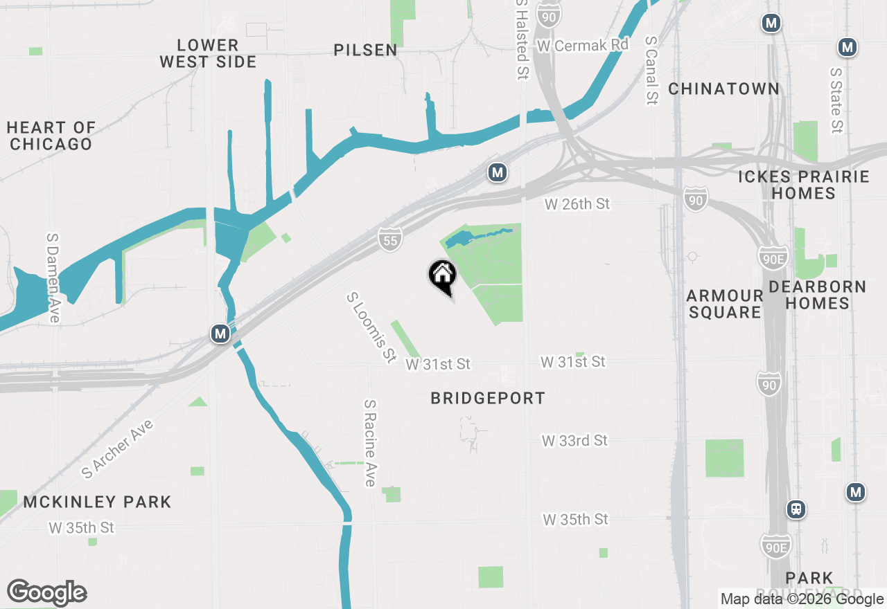 Map of 2933 S Throop Street, Chicago, IL 60608