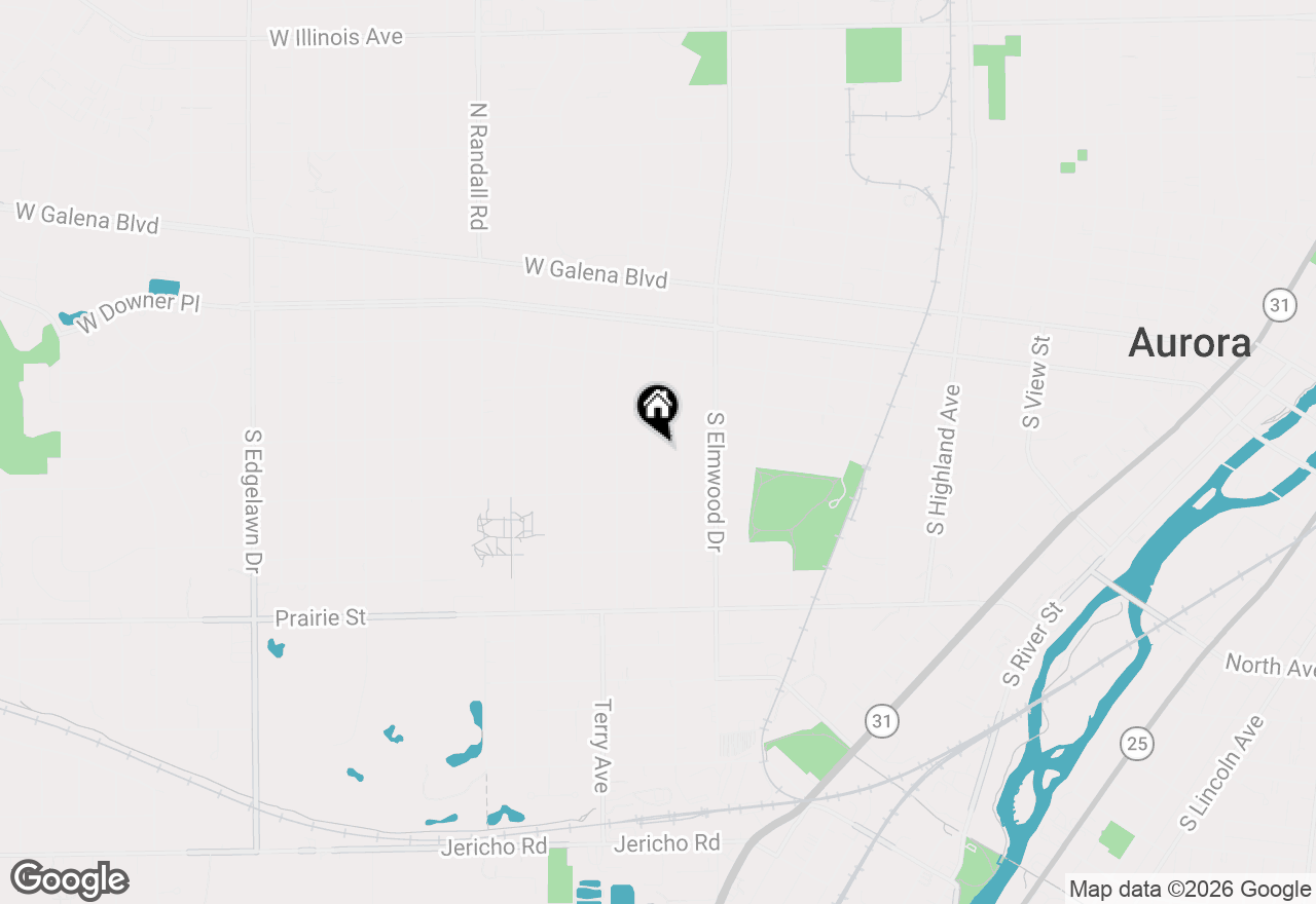 Map of 214 S Fordham Avenue, Aurora, IL 60506