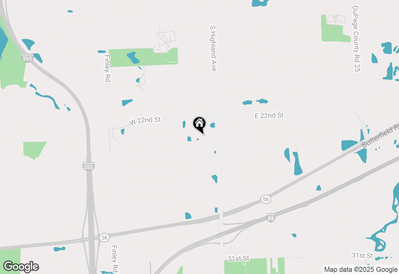 Map of 141 E Janata Boulevard #3B, Lombard, IL 60148