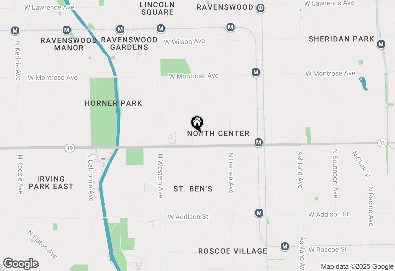 Map of 2156 W Cuyler Avenue, Chicago, IL 60618