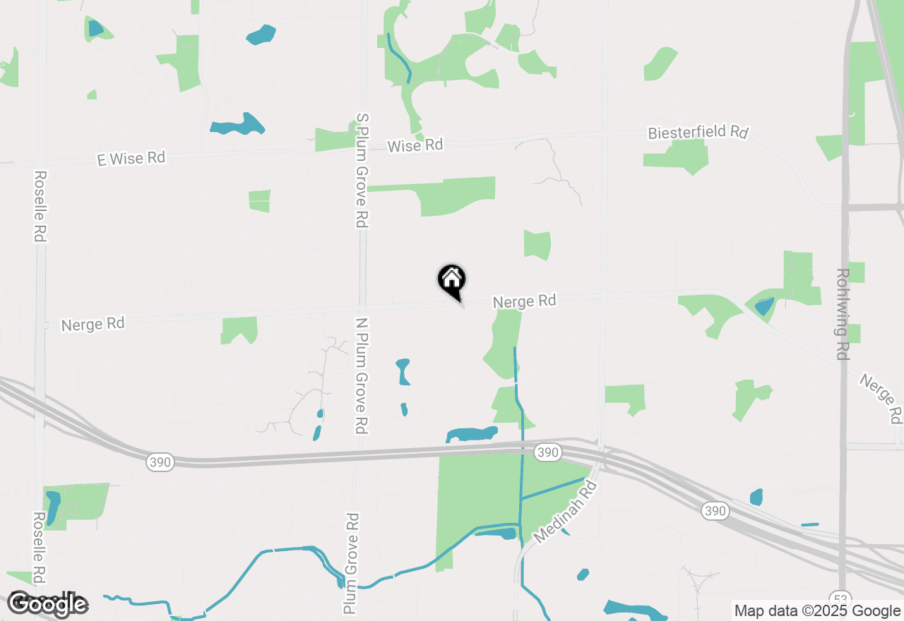 Map of 932 Kentucky Lane, Elk Grove Village, IL 60007