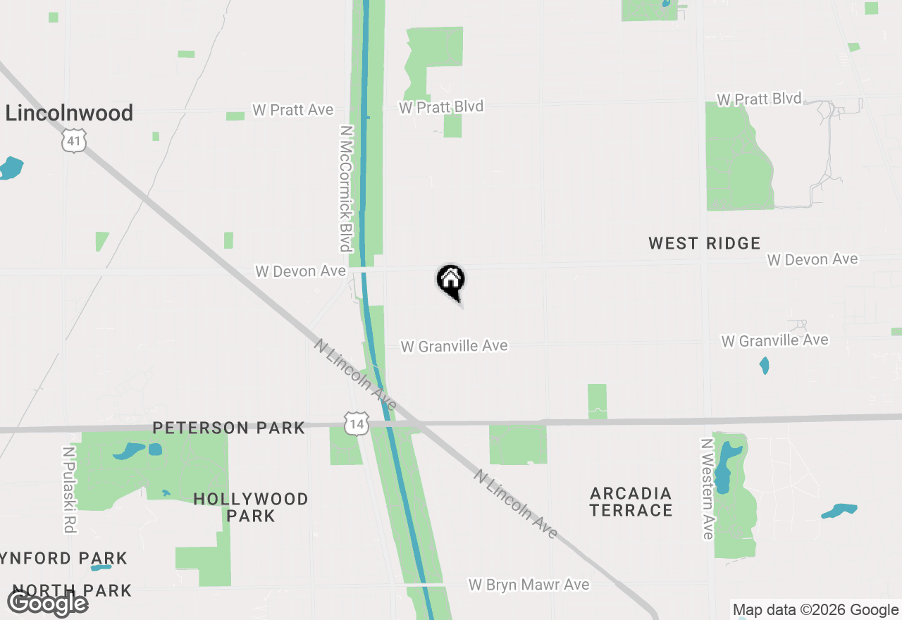 Map of 3025 W Rosemont Avenue, Chicago, IL 60659