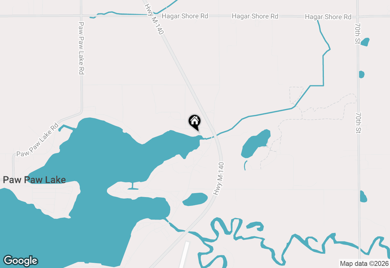 Map of 8750 Shore Drive, Watervliet, MI 49098