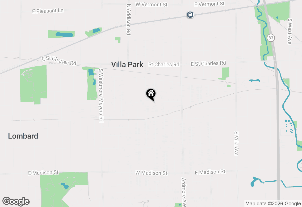 Map of 213 W School Street, Villa Park, IL 60181