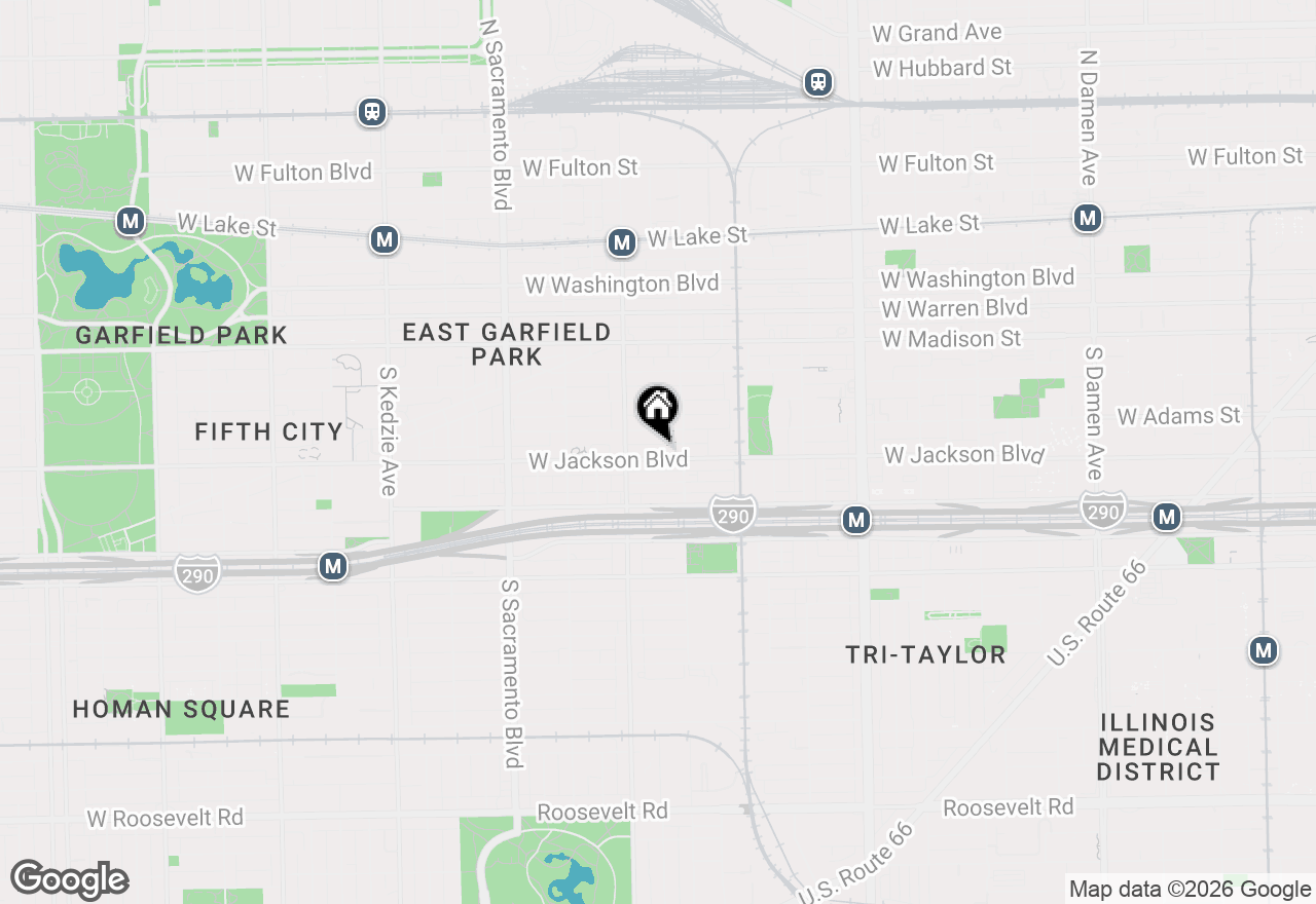 Map of 2724 W Jackson Boulevard, Chicago, IL 60612