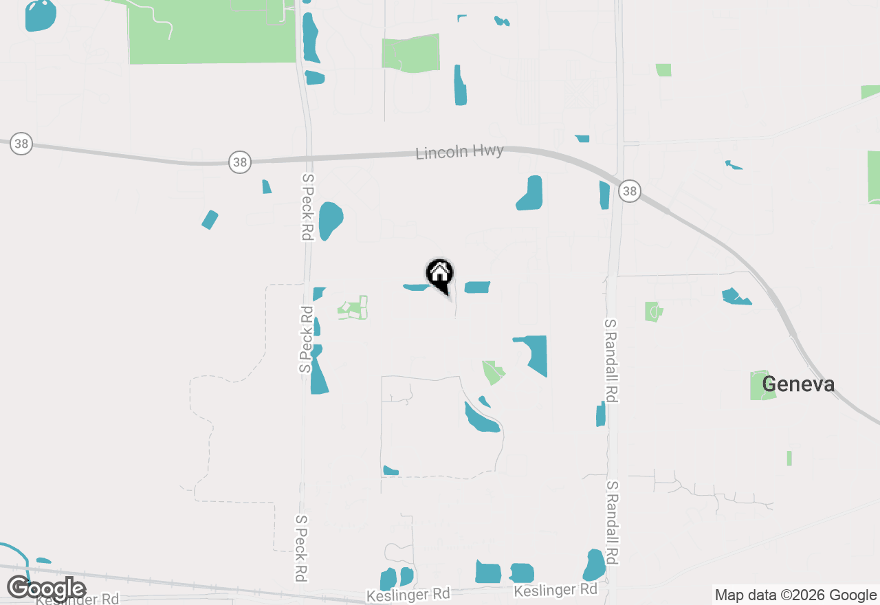 Map of 526 Windett Lane, Geneva, IL 60134