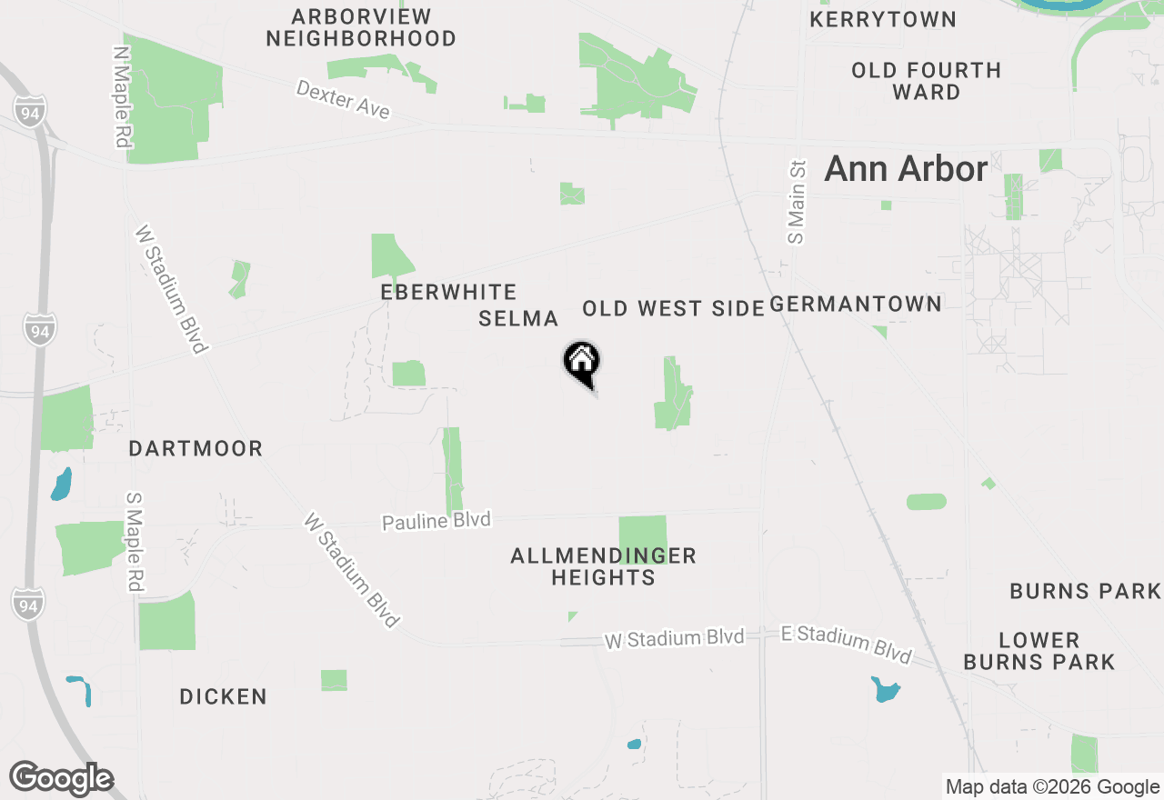 Map of 706 S 7th Street, Ann Arbor, MI 48103