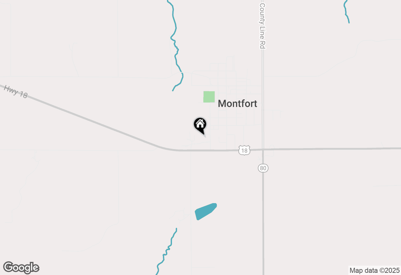 Map of 305 Vilas Drive, Montfort, WI 53569