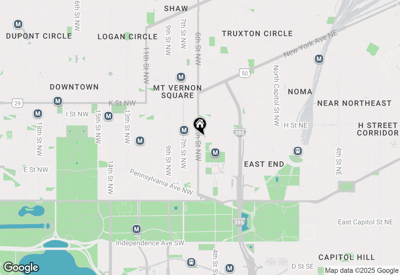 Map of 715 6th Street Nw #904, Washington, DC 20001