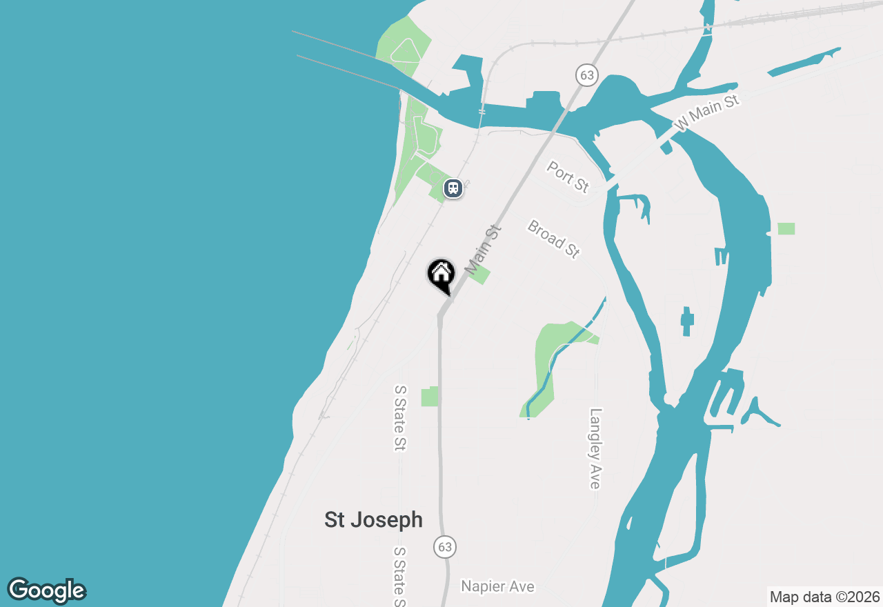 Map of 922 Main Street, St. Joseph, MI 49085