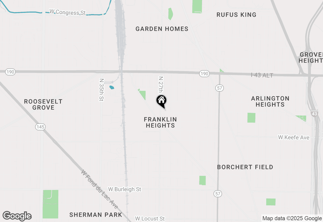 Map of 3700 N 27th St #3702, Milwaukee, WI 53216