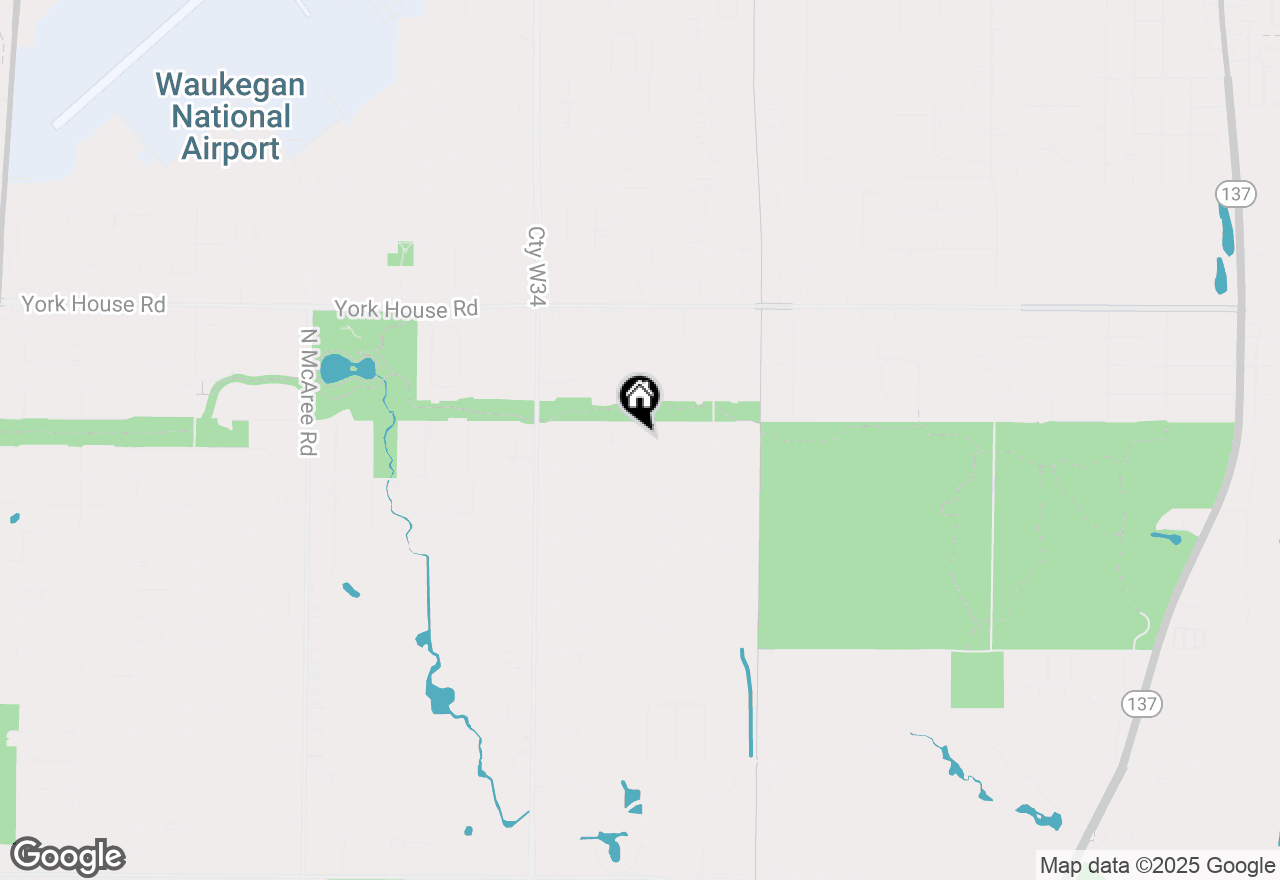 Map of 1636 Rice Street, Waukegan, IL 60087