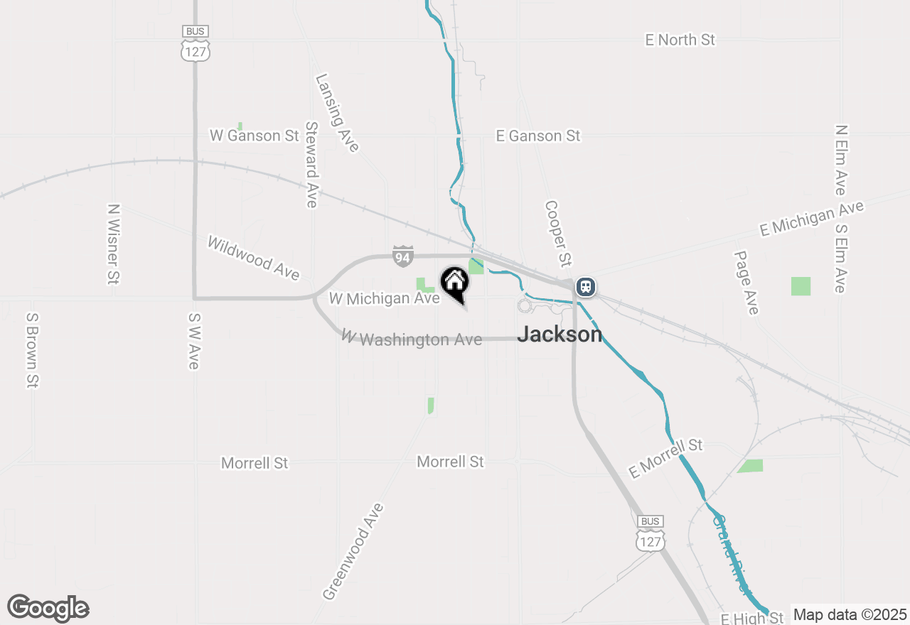 Map of 146 W Cortland, Jackson, MI 49201