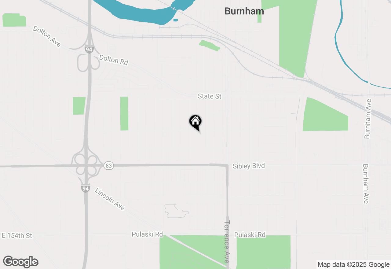 Map of 381 Yates Avenue, Calumet City, IL 60409