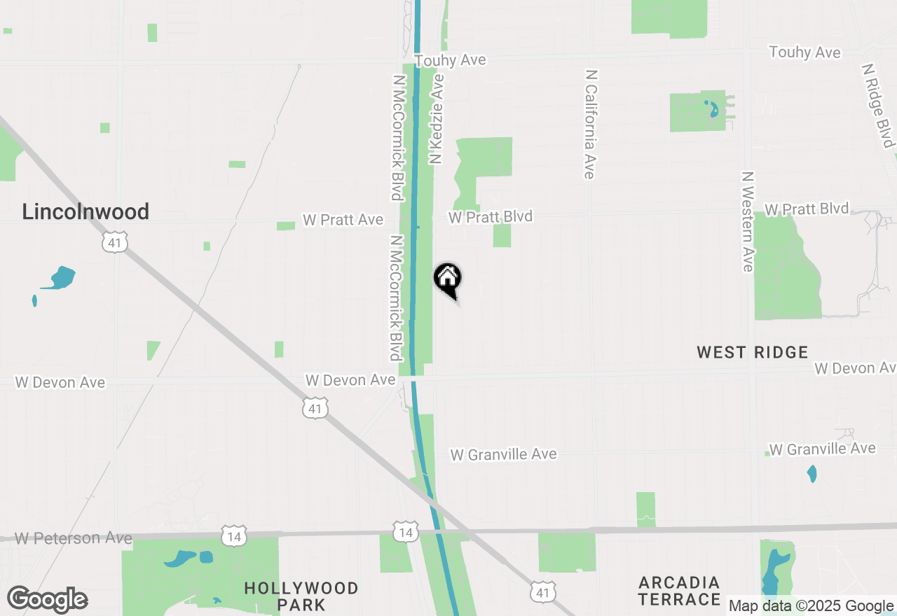 Map of 6546 N Troy Street, Chicago, IL 60645