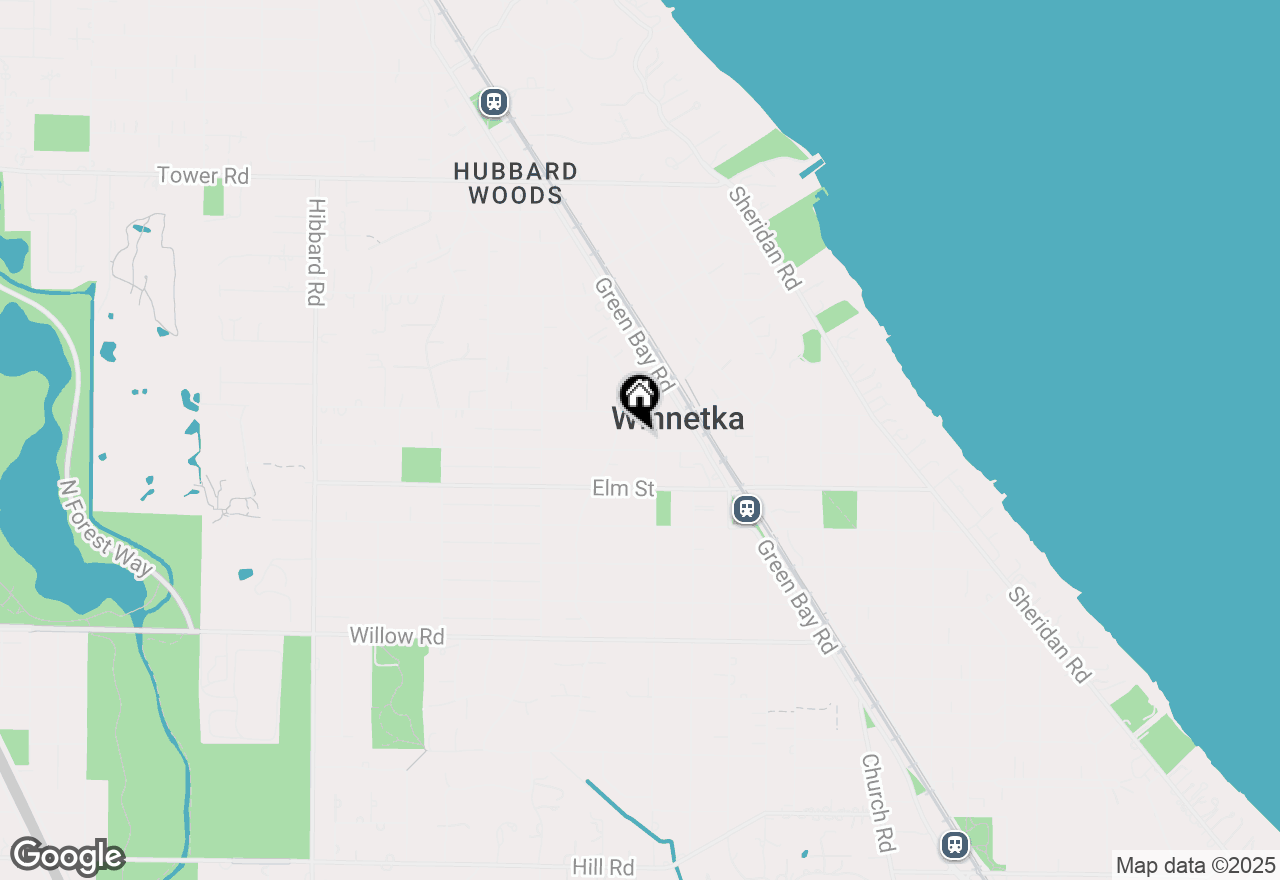 Map of 887 Spruce Street, Winnetka, IL 60093