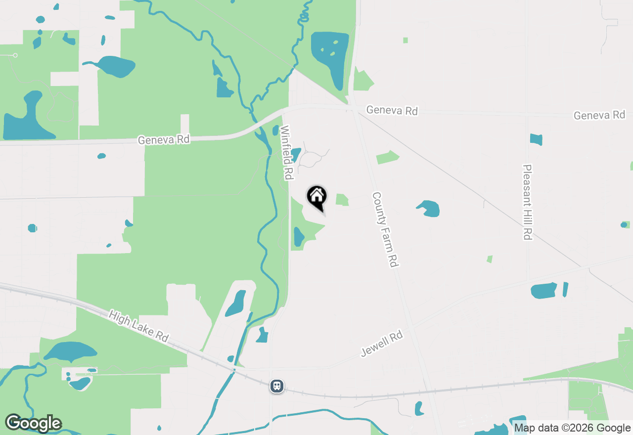 Map of 27W343 Churchill Road, Winfield, IL 60190