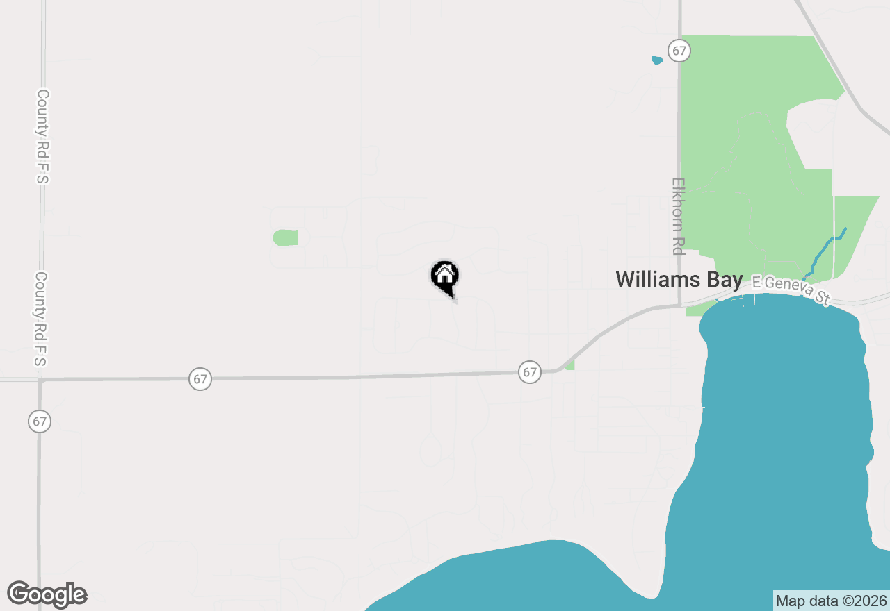 Map of 356 Forest Dr, Williams Bay, WI 53191