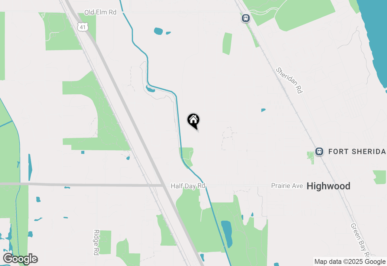 Map of 2906 Idlewood Lane, Highland Park, IL 60035