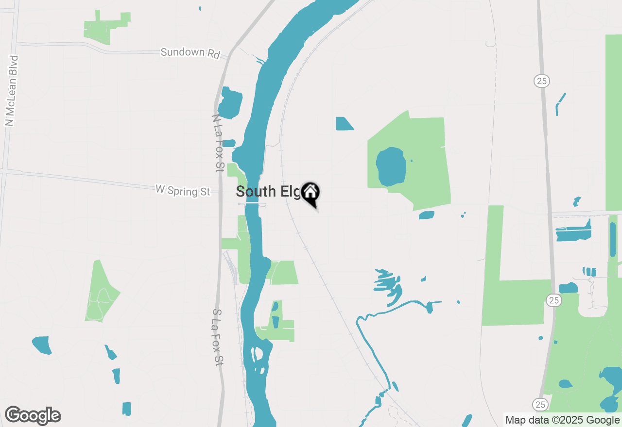 Map of 494 E Middle Street, South Elgin, IL 60177