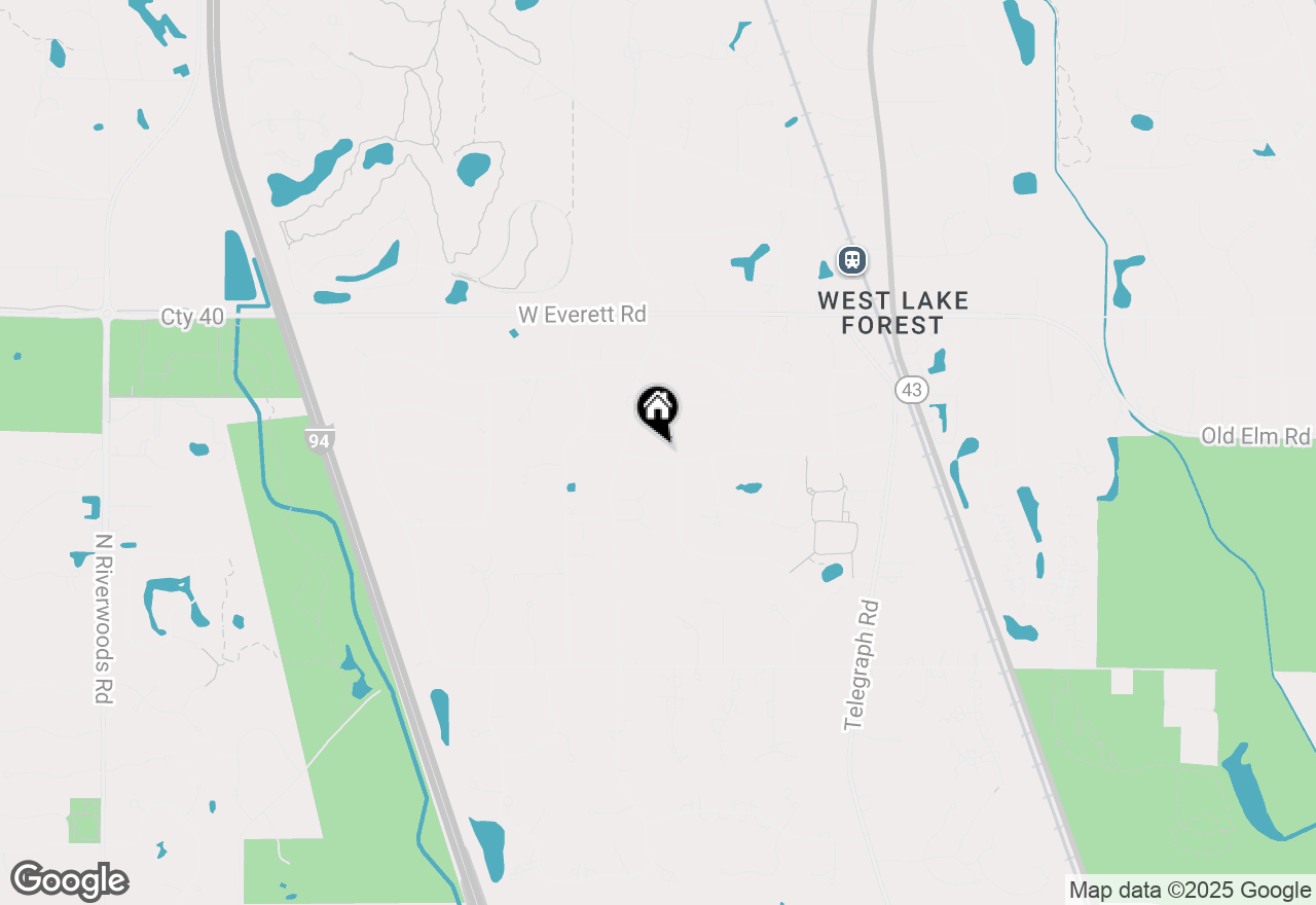 Map of 1448 Lawrence Avenue, Lake Forest, IL 60045